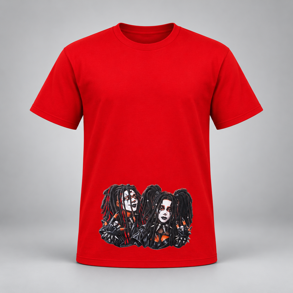 Gothic Twin Flame Graphic Tee
