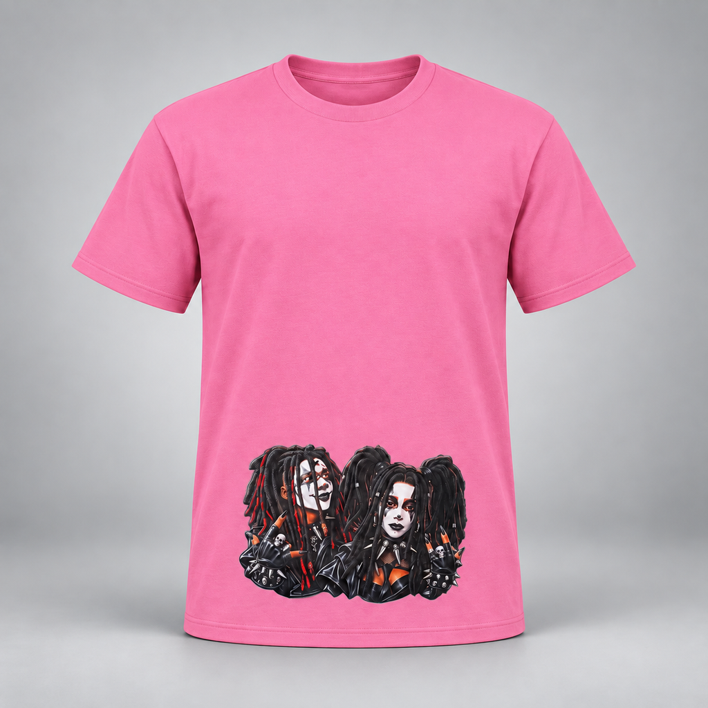 Gothic Twin Flame Graphic Tee