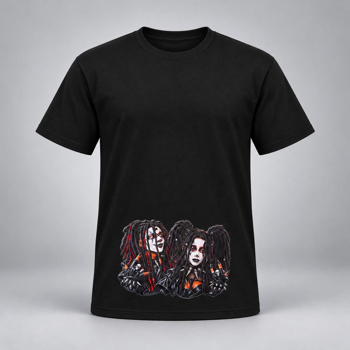 Gothic Twin Flame Graphic Tee