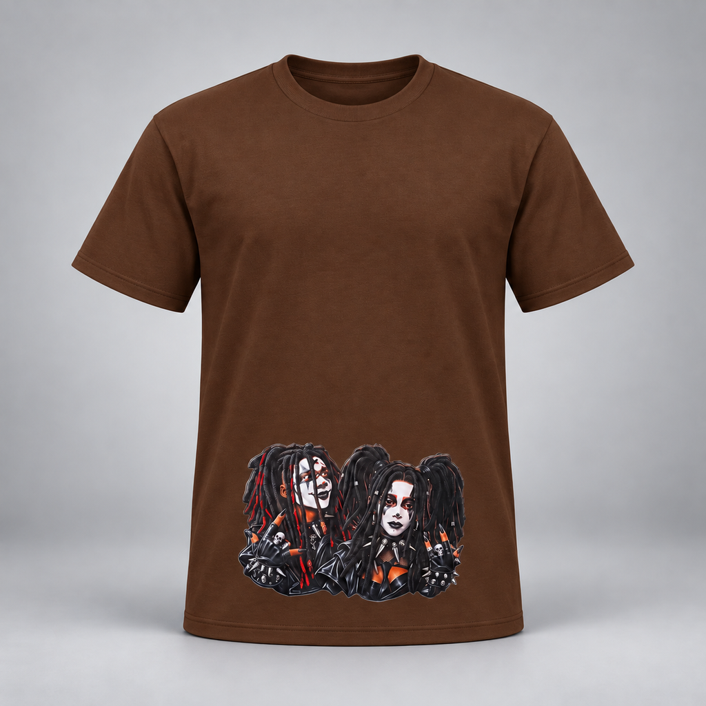Gothic Twin Flame Graphic Tee
