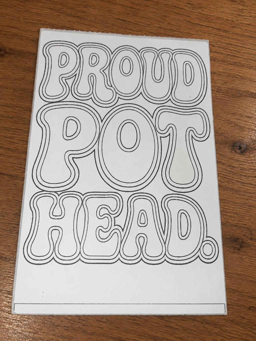 High Minded Big Peel Coloring Stickers