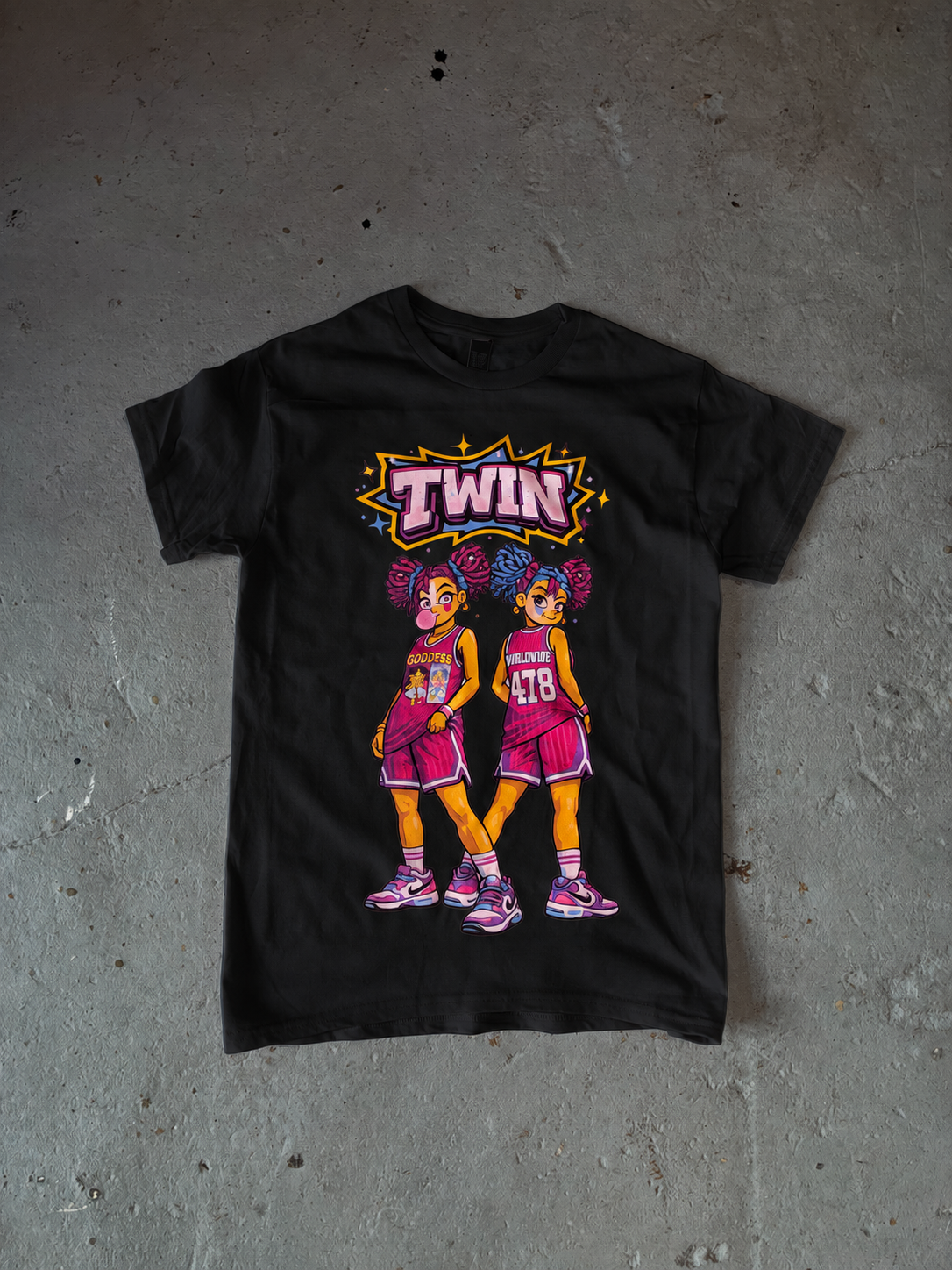 Twins Graphic Tee