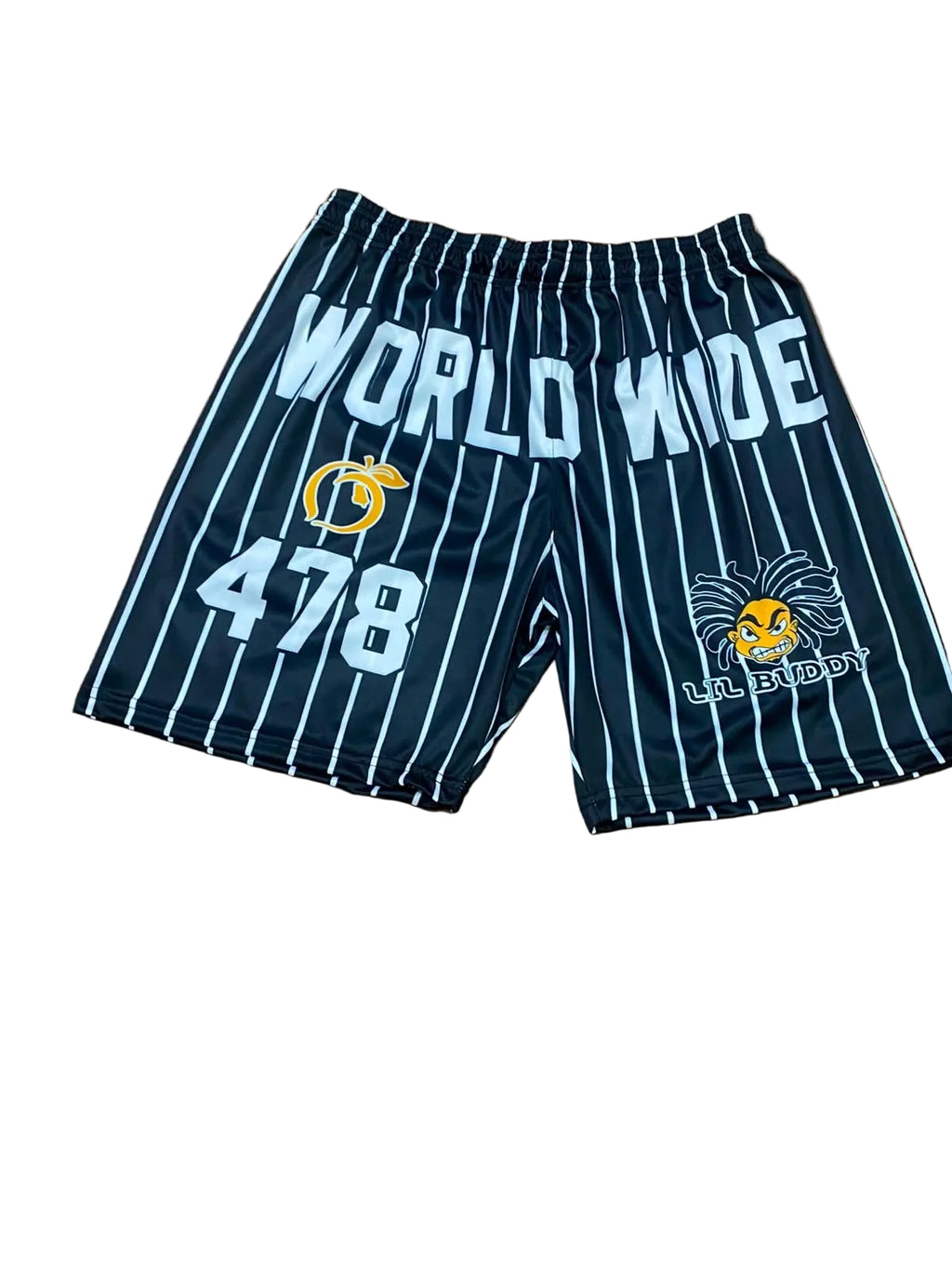 Lil Buddy Black Out Jersey Shorts